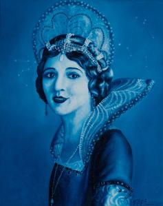 Painting of fairy godmother by Eliza Furmansky