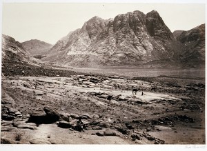 Mount Horeb, as captured by Francis Frith in 1857