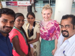 Me and the ministry team from Hyderabad