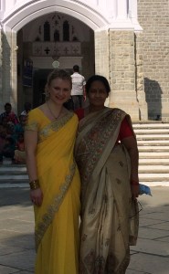 Happy in my saree -- a secret wish I never thought to experience!